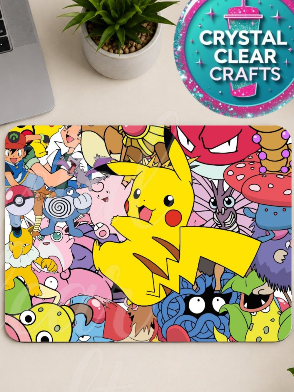 Pokemon Handmade Mousepad